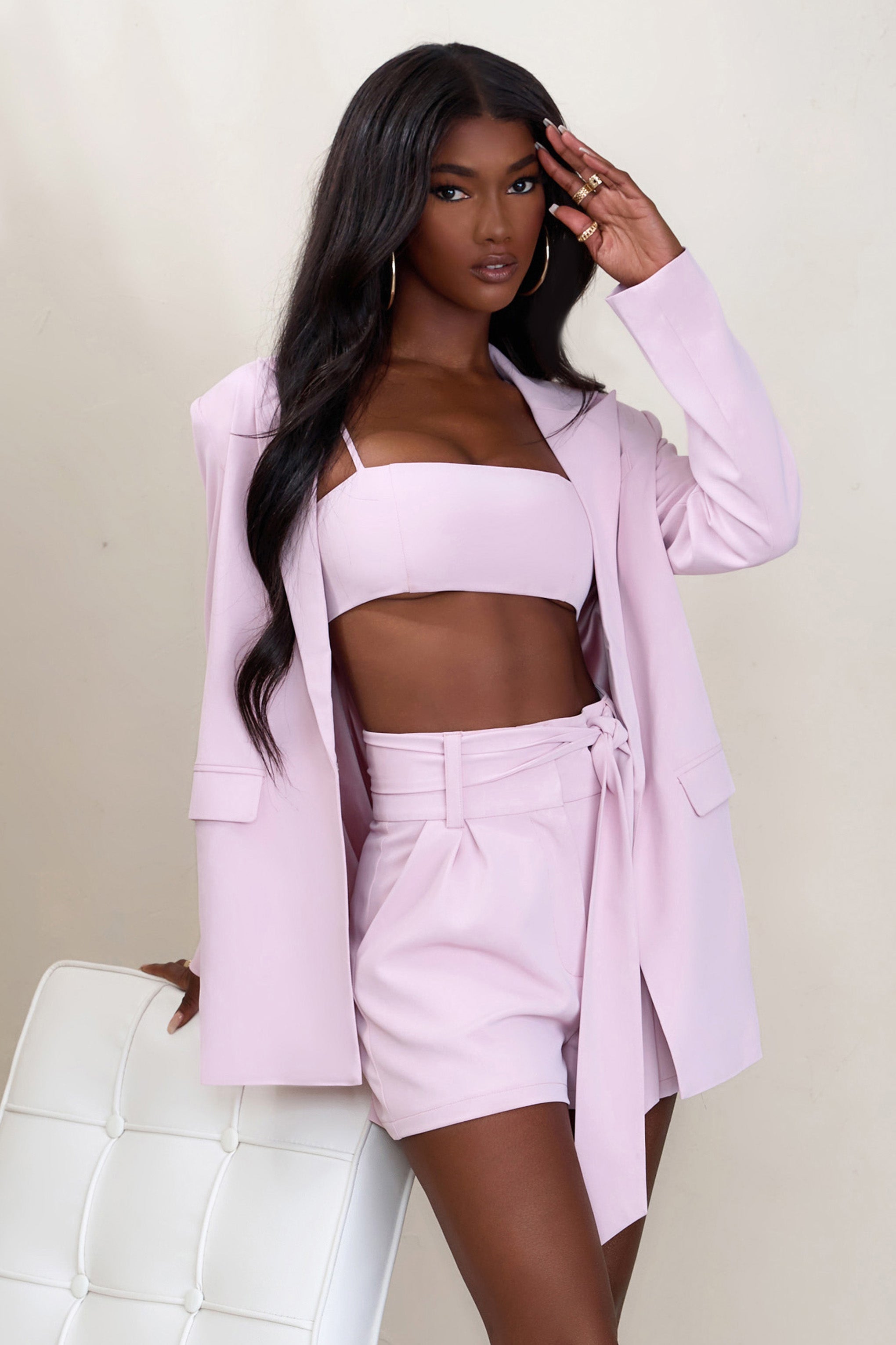 Barbie Girl | Pink Tailored Blazer